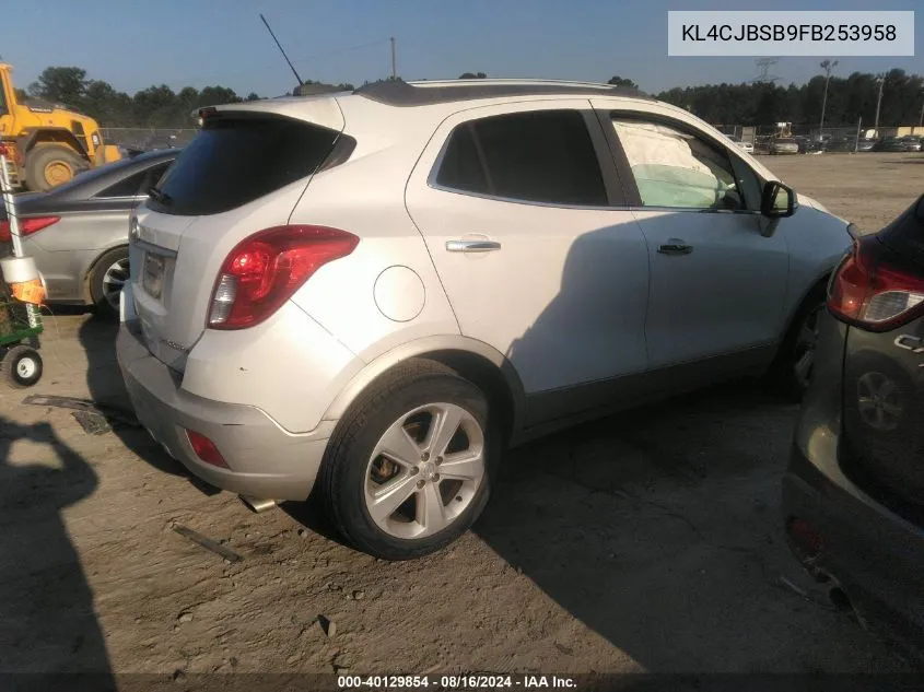 KL4CJBSB9FB253958 2015 Buick Encore Convenience