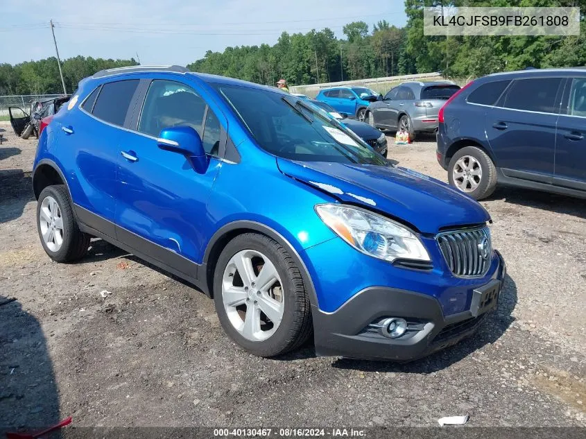 2015 Buick Encore Convenience VIN: KL4CJFSB9FB261808 Lot: 40130467