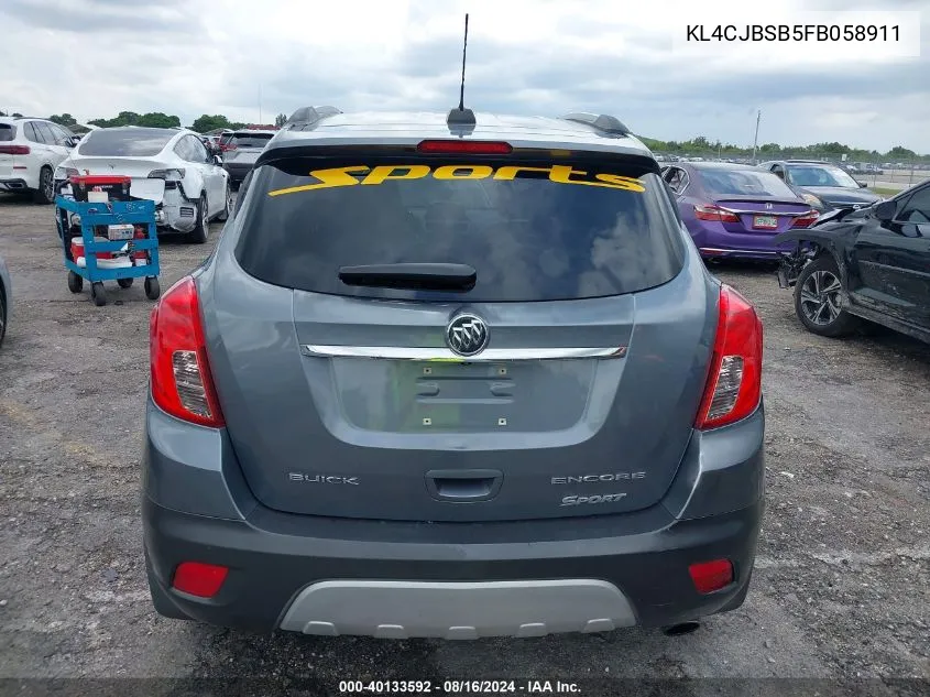 KL4CJBSB5FB058911 2015 Buick Encore Convenience