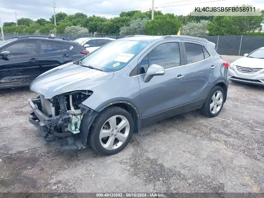 KL4CJBSB5FB058911 2015 Buick Encore Convenience