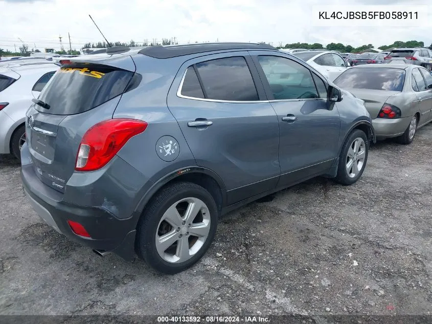 KL4CJBSB5FB058911 2015 Buick Encore Convenience