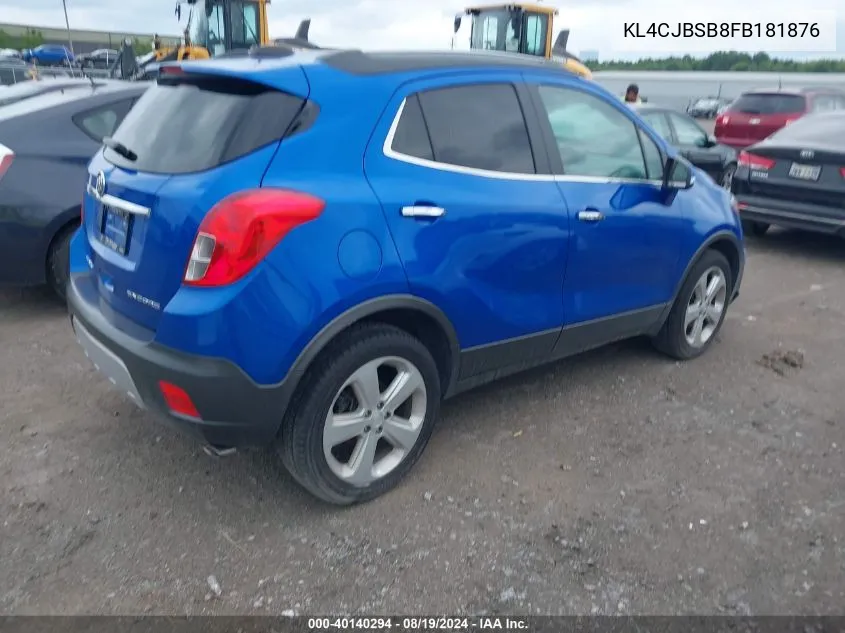 KL4CJBSB8FB181876 2015 Buick Encore Convenience