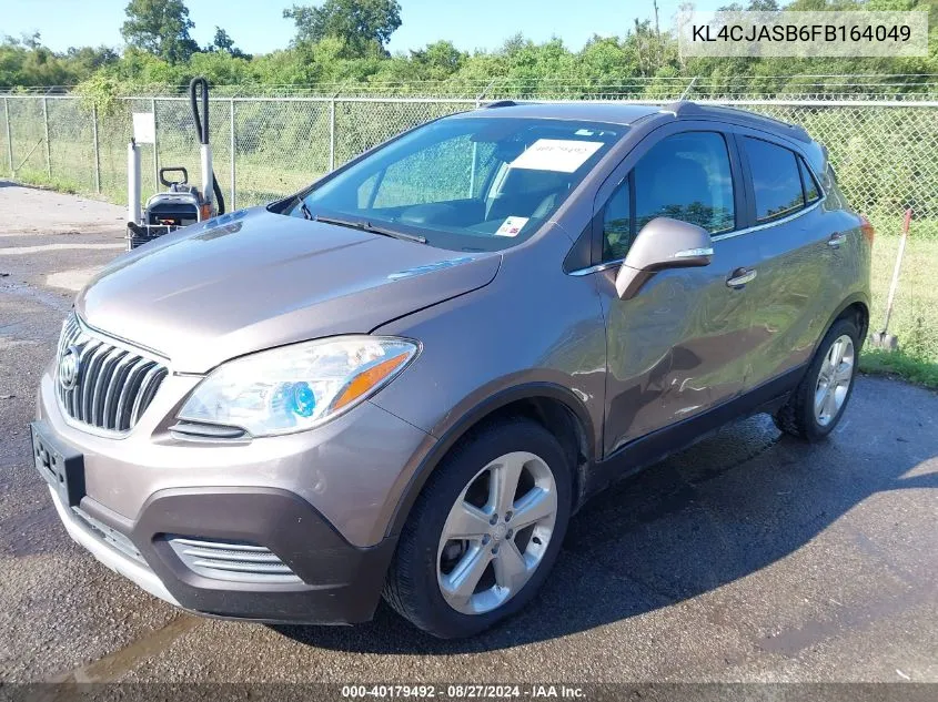 KL4CJASB6FB164049 2015 Buick Encore