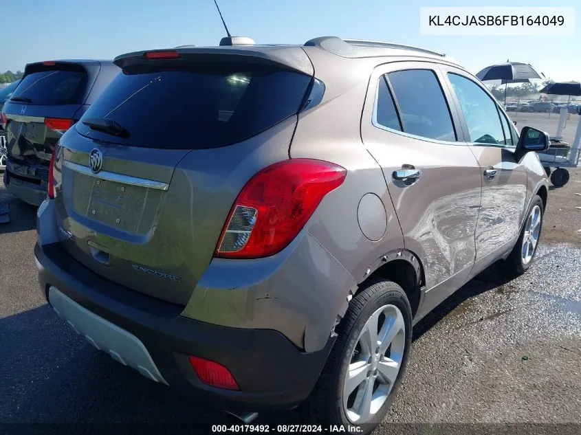 2015 Buick Encore VIN: KL4CJASB6FB164049 Lot: 40179492