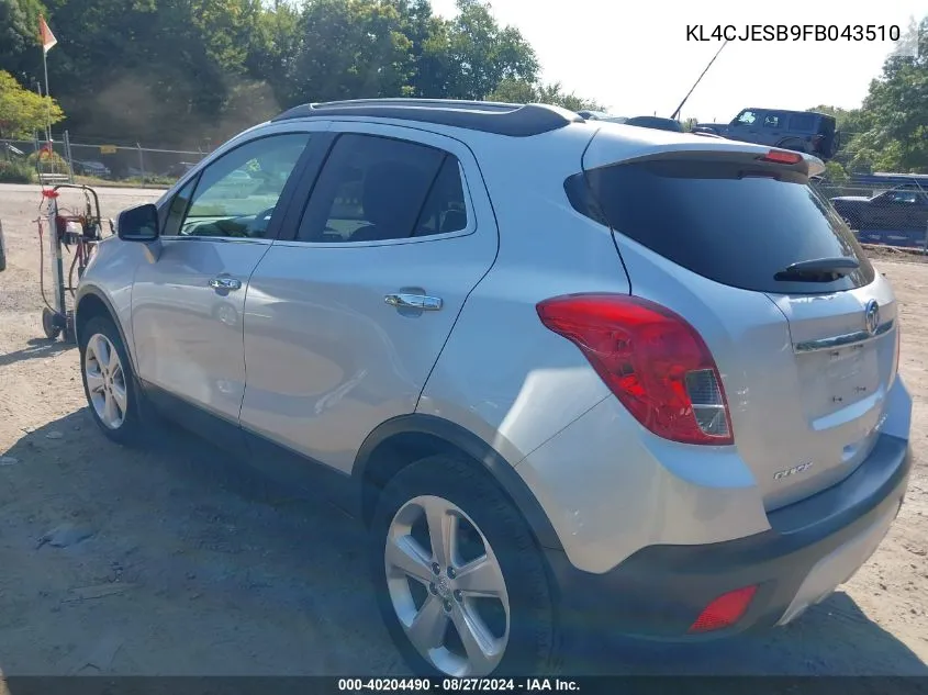 KL4CJESB9FB043510 2015 Buick Encore