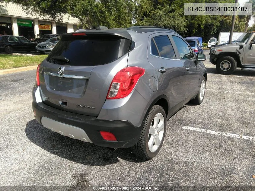 KL4CJBSB4FB038407 2015 Buick Encore Convenience