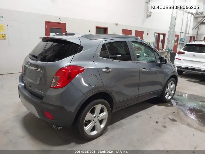 2015 Buick Encore Convenience VIN: KL4CJBSB0FB066205 Lot: 40257004