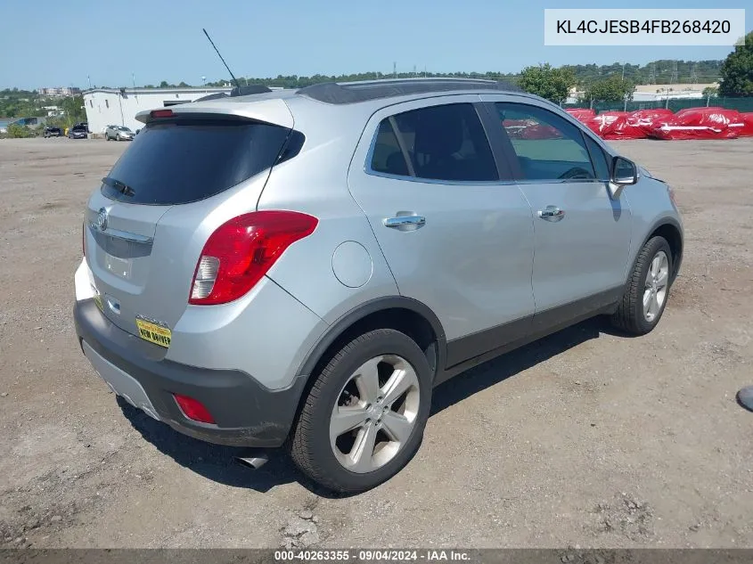 2015 Buick Encore VIN: KL4CJESB4FB268420 Lot: 40263355