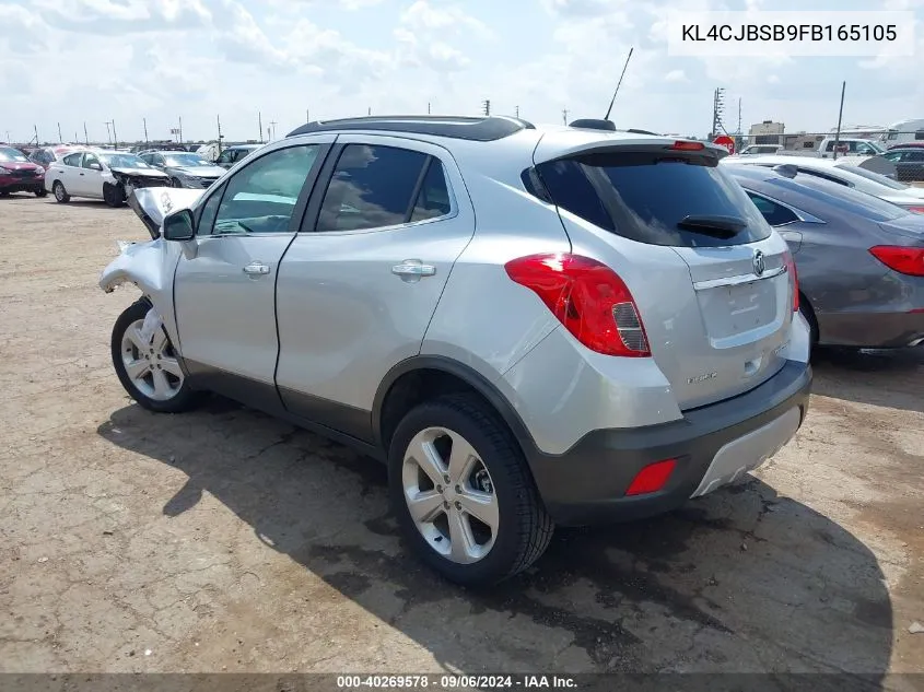 2015 Buick Encore Convenience VIN: KL4CJBSB9FB165105 Lot: 40269578