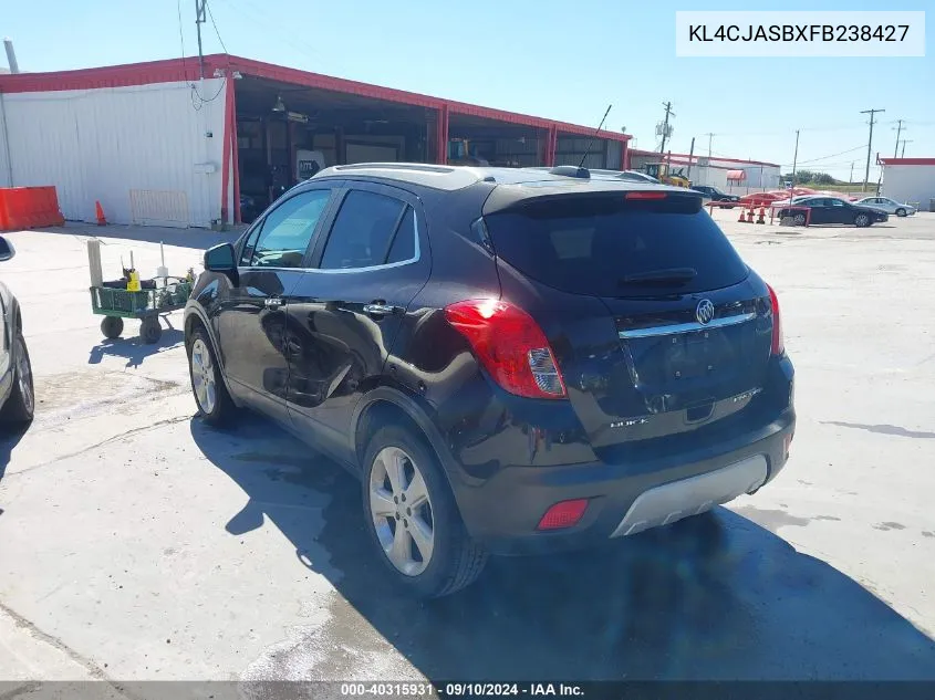 2015 Buick Encore VIN: KL4CJASBXFB238427 Lot: 40315931