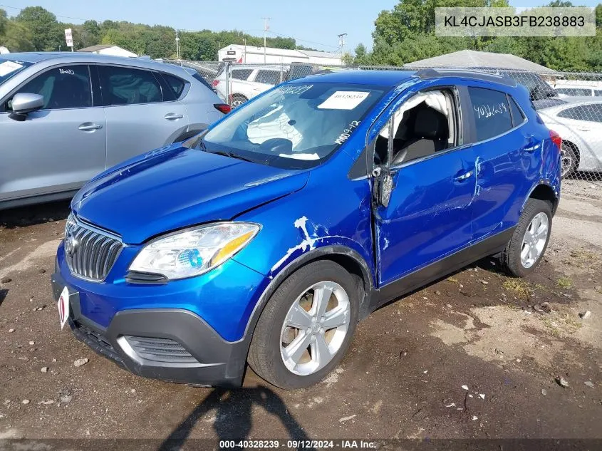 2015 Buick Encore VIN: KL4CJASB3FB238883 Lot: 40328239