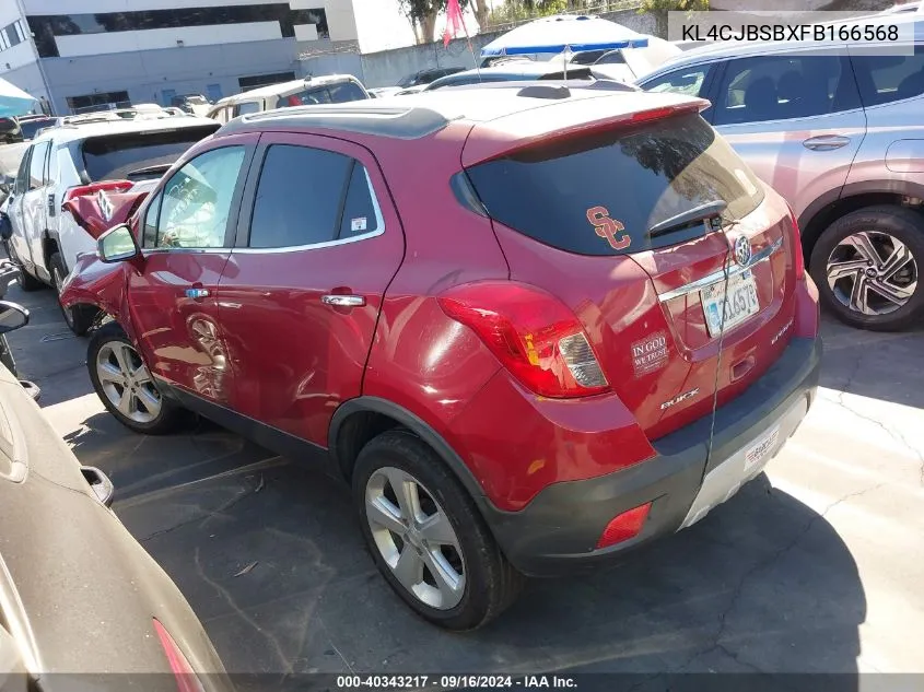 KL4CJBSBXFB166568 2015 Buick Encore Convenience