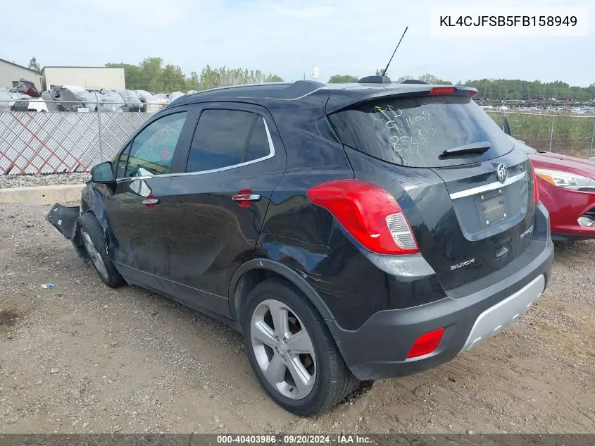 KL4CJFSB5FB158949 2015 Buick Encore Convenience