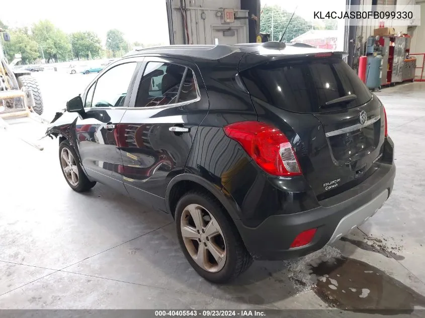 2015 Buick Encore VIN: KL4CJASB0FB099330 Lot: 40405543