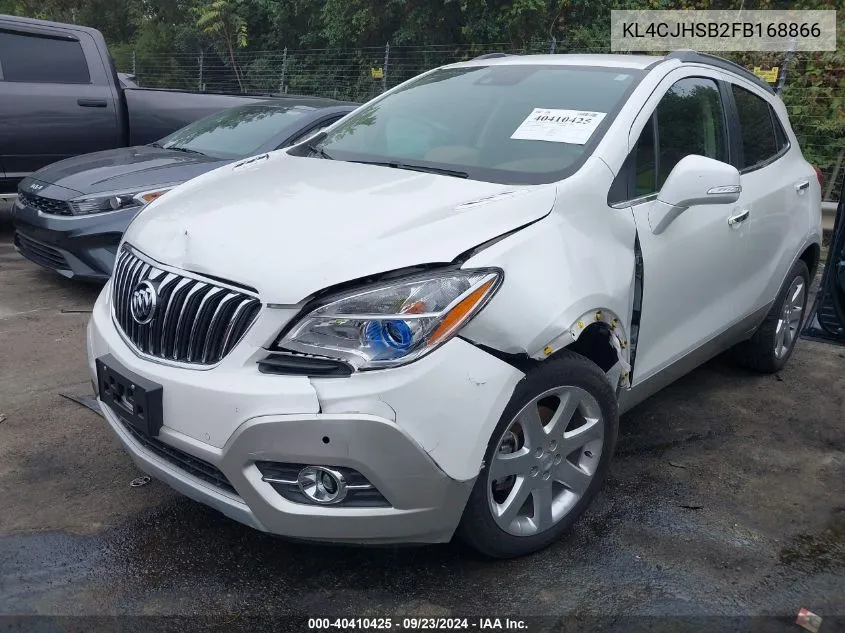 2015 Buick Encore Premium VIN: KL4CJHSB2FB168866 Lot: 40410425