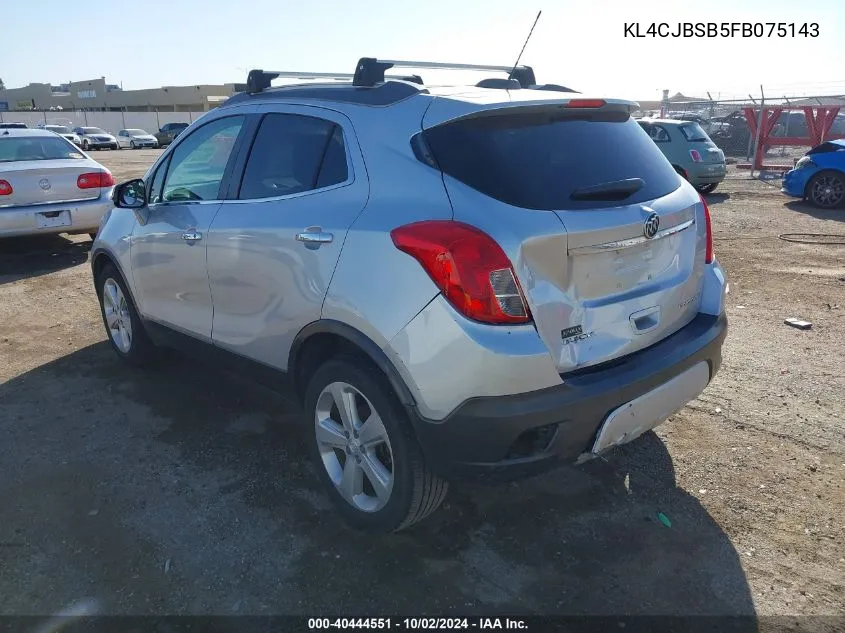 KL4CJBSB5FB075143 2015 Buick Encore Convenience