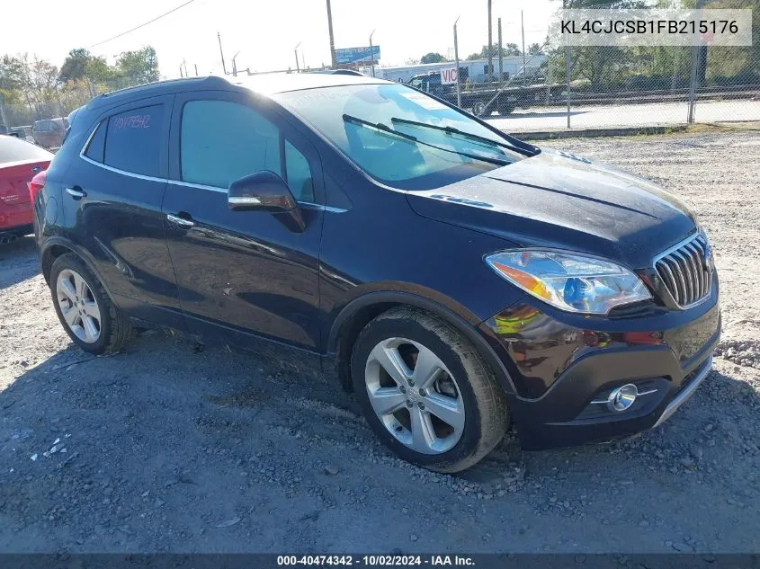 2015 Buick Encore Leather VIN: KL4CJCSB1FB215176 Lot: 40474342