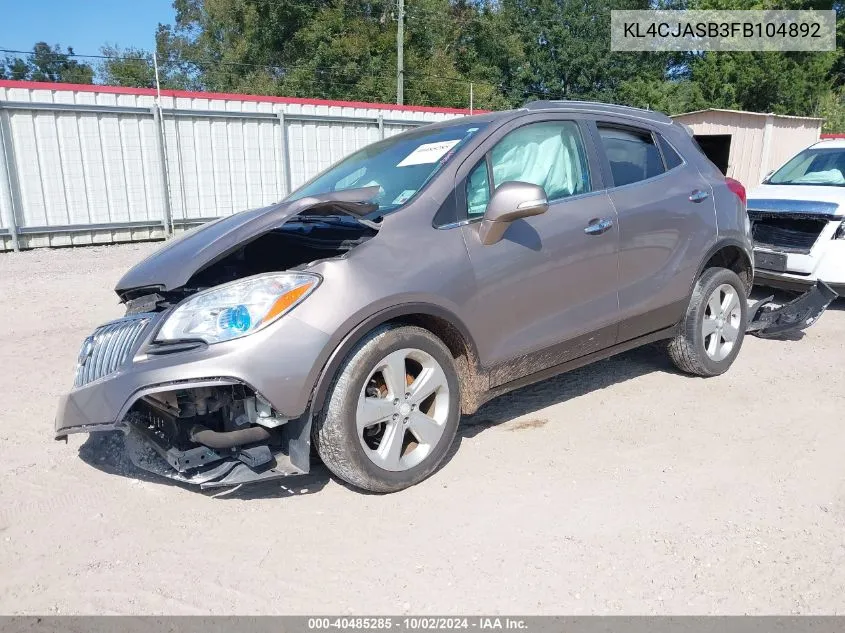 KL4CJASB3FB104892 2015 Buick Encore