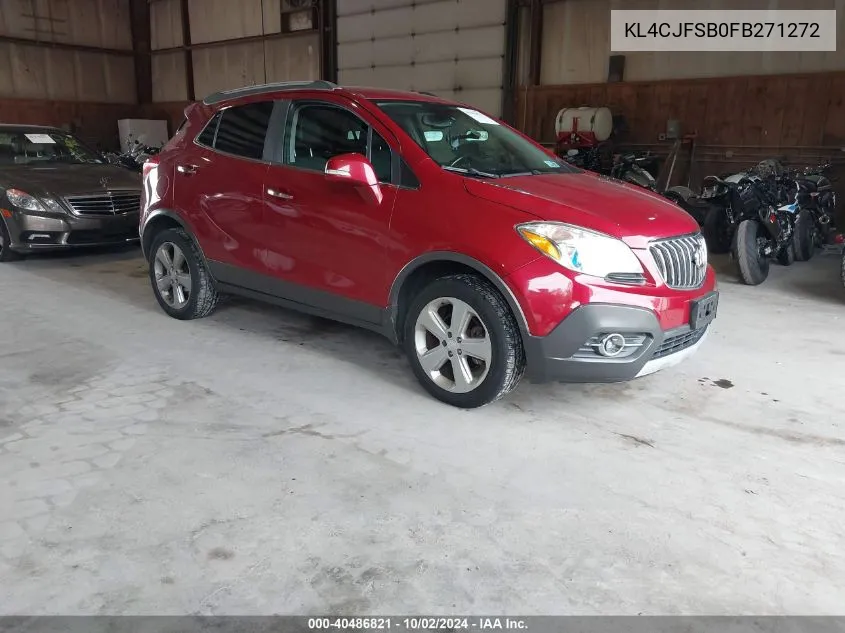 KL4CJFSB0FB271272 2015 Buick Encore Convenience