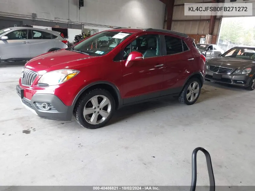 2015 Buick Encore Convenience VIN: KL4CJFSB0FB271272 Lot: 40486821