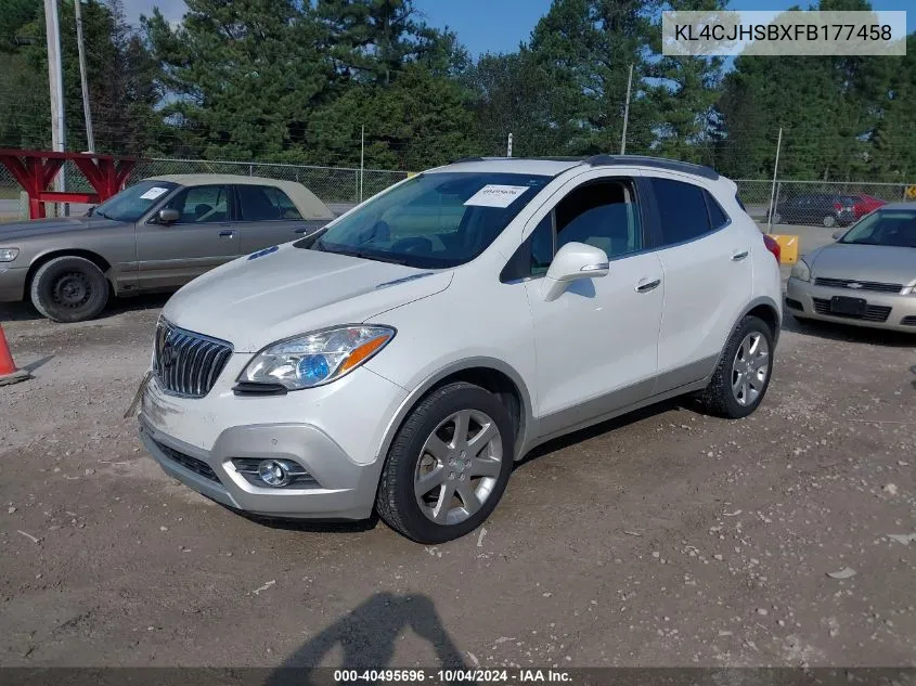 2015 Buick Encore Premium VIN: KL4CJHSBXFB177458 Lot: 40495696