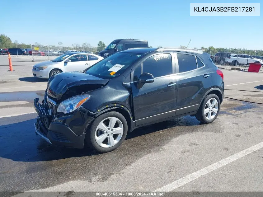 2015 Buick Encore VIN: KL4CJASB2FB217281 Lot: 40515304