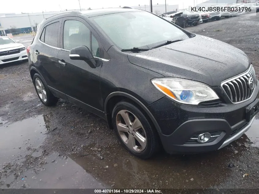 2015 Buick Encore Convenience VIN: KL4CJBSB6FB031796 Lot: 40701364