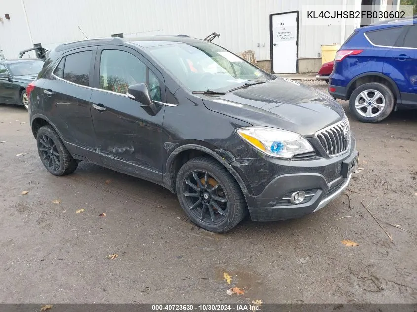 2015 Buick Encore Premium VIN: KL4CJHSB2FB030602 Lot: 40723630