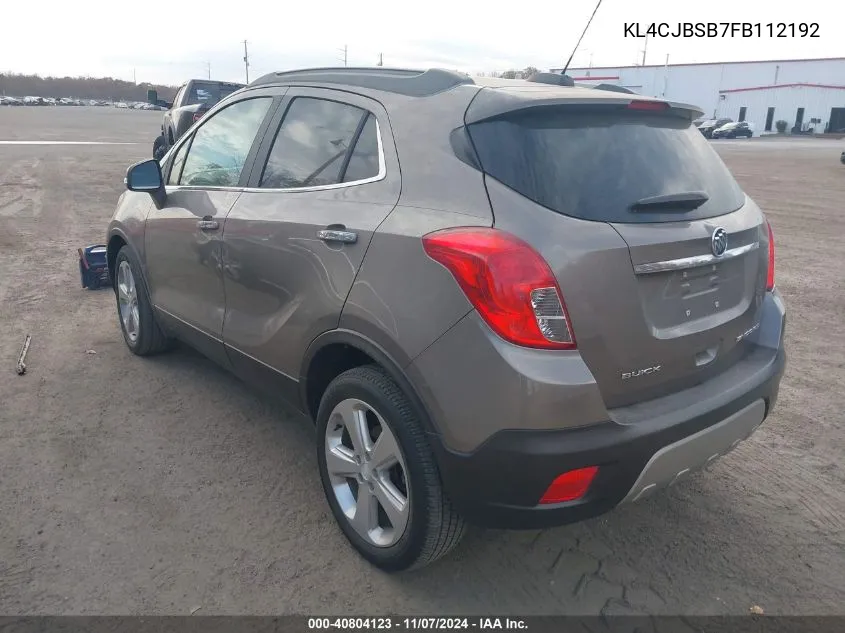 KL4CJBSB7FB112192 2015 Buick Encore Convenience