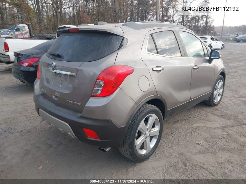 KL4CJBSB7FB112192 2015 Buick Encore Convenience