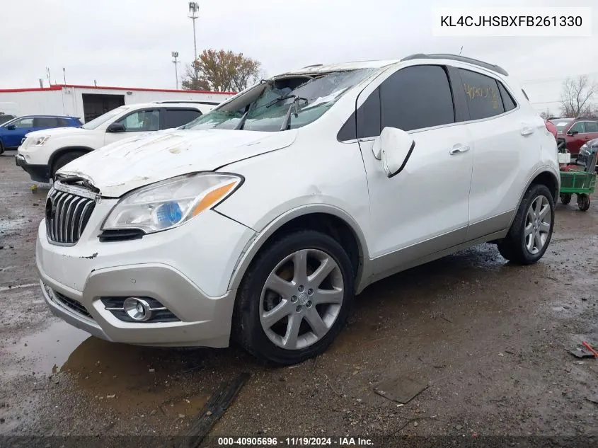 2015 Buick Encore Premium VIN: KL4CJHSBXFB261330 Lot: 40905696