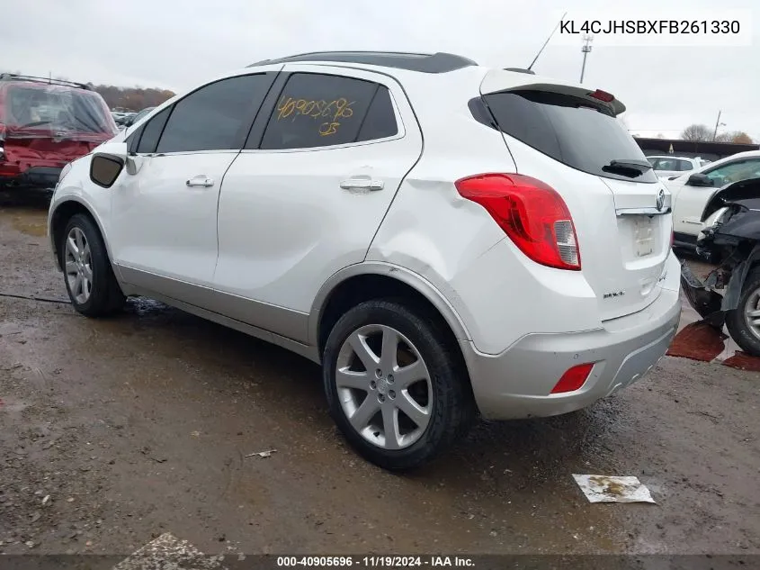 2015 Buick Encore Premium VIN: KL4CJHSBXFB261330 Lot: 40905696