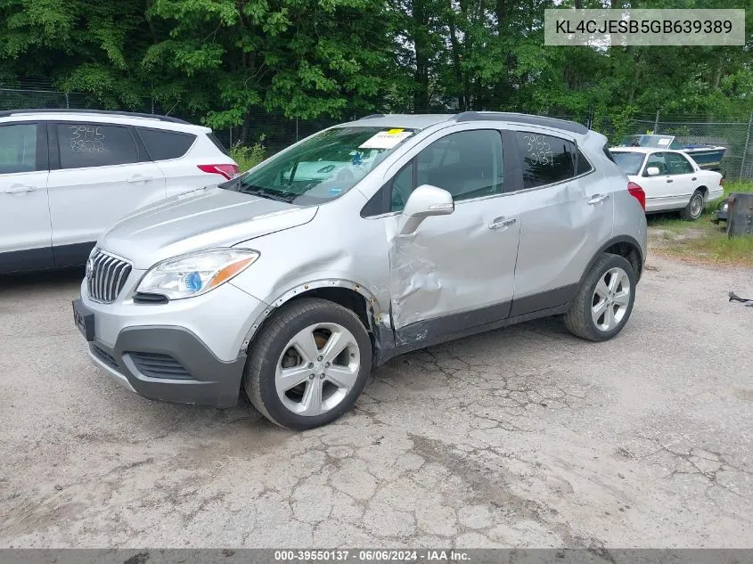 KL4CJESB5GB639389 2016 Buick Encore