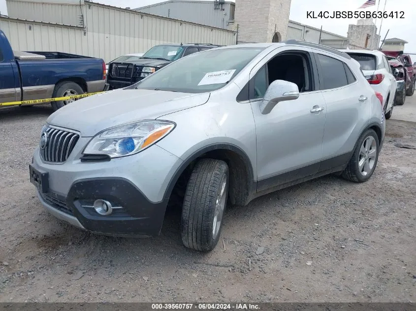 KL4CJBSB5GB636412 2016 Buick Encore Convenience