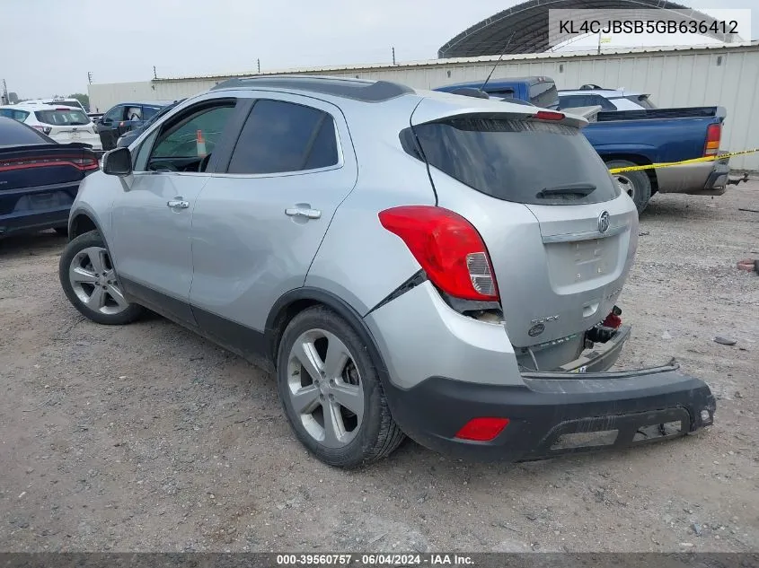 KL4CJBSB5GB636412 2016 Buick Encore Convenience