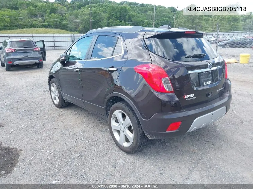 KL4CJASB8GB705118 2016 Buick Encore