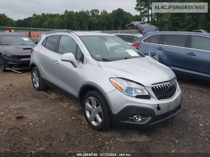 2016 Buick Encore Convenience VIN: KL4CJFSB6GB557693 Lot: 39848165