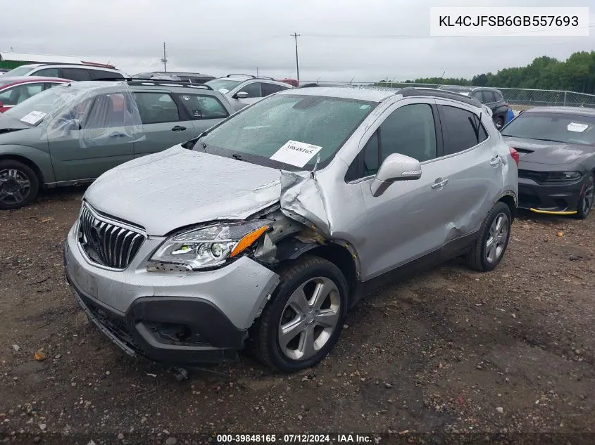 2016 Buick Encore Convenience VIN: KL4CJFSB6GB557693 Lot: 39848165