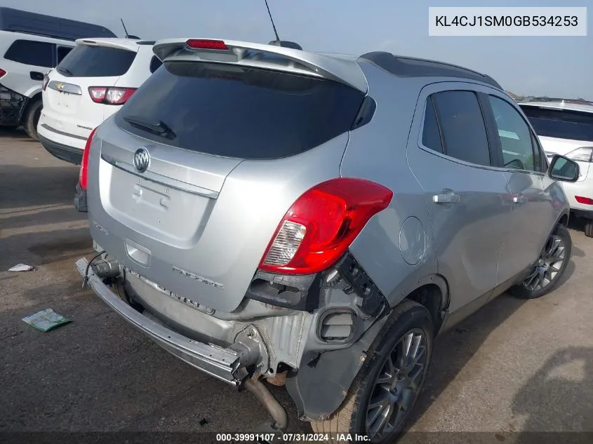 KL4CJ1SM0GB534253 2016 Buick Encore Sport Touring