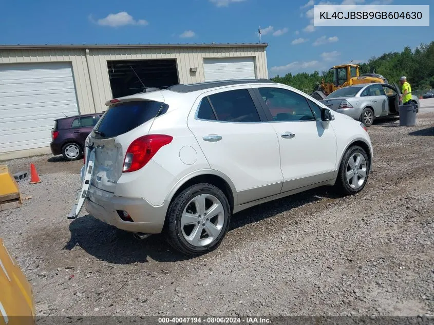 KL4CJBSB9GB604630 2016 Buick Encore Convenience