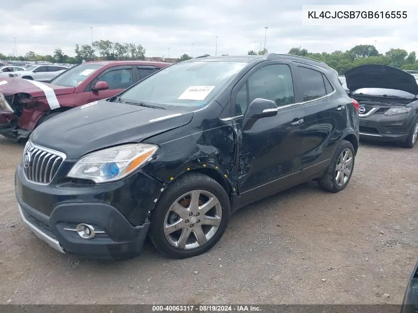 KL4CJCSB7GB616555 2016 Buick Encore Leather