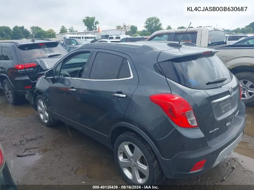 KL4CJASB0GB630687 2016 Buick Encore