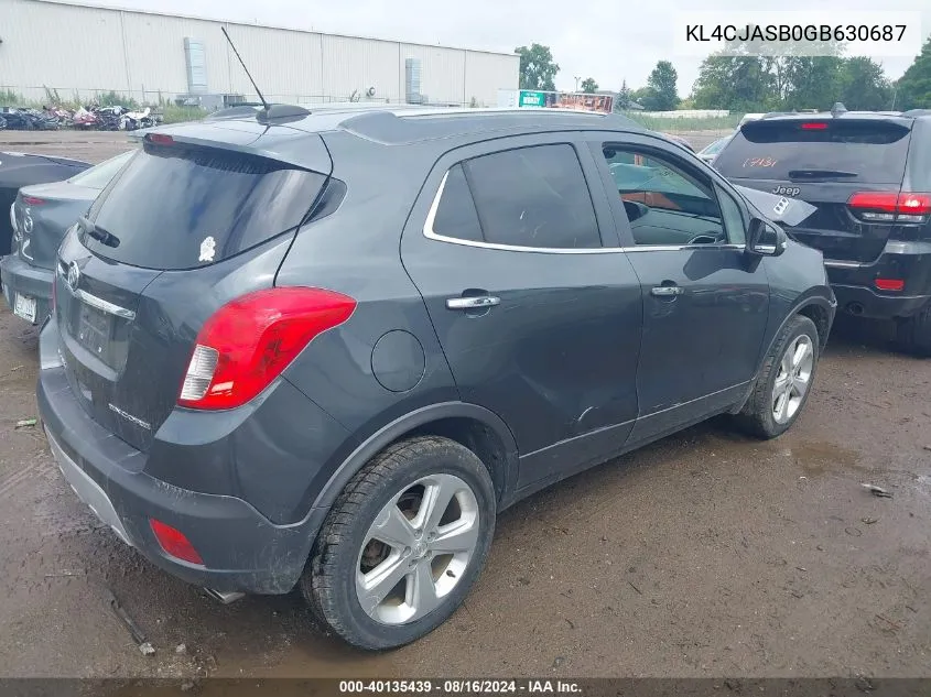 KL4CJASB0GB630687 2016 Buick Encore