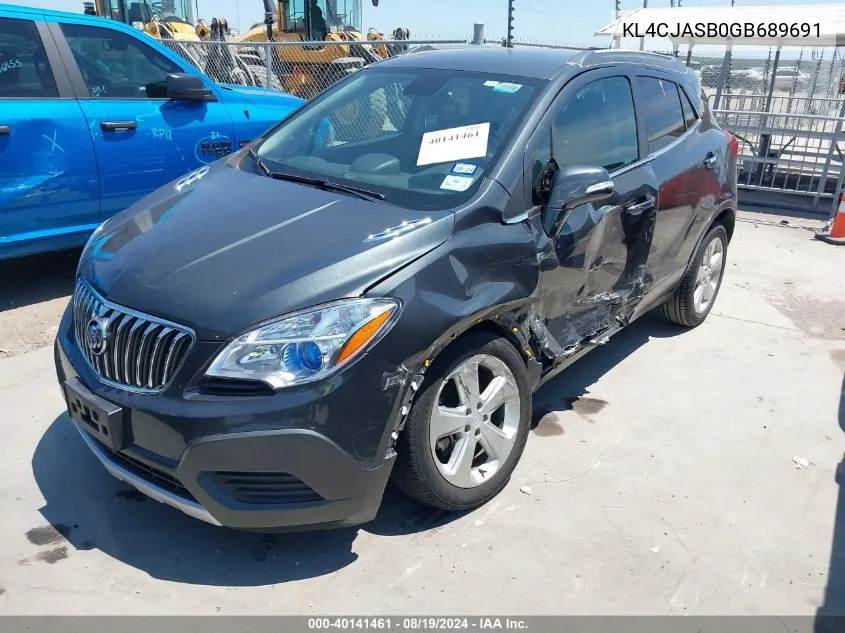 KL4CJASB0GB689691 2016 Buick Encore