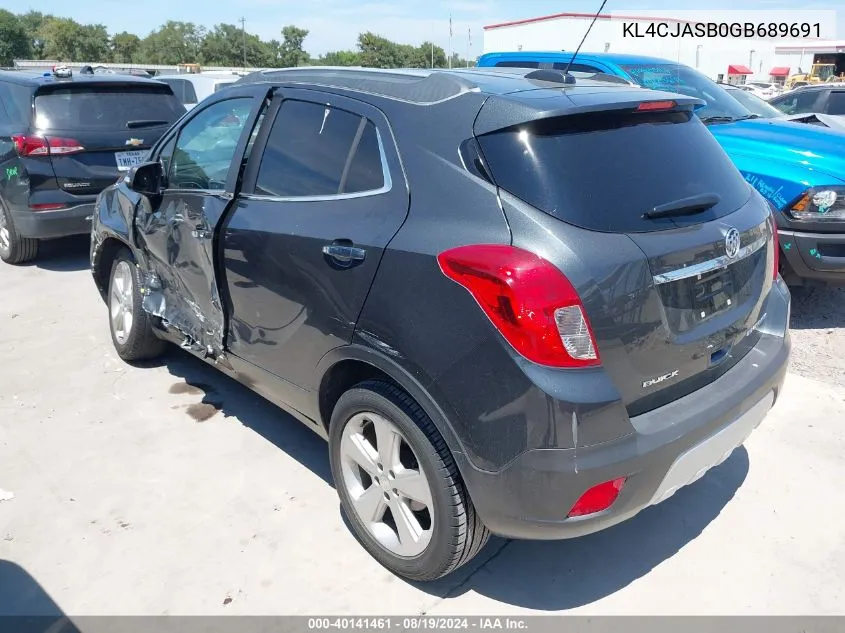 KL4CJASB0GB689691 2016 Buick Encore