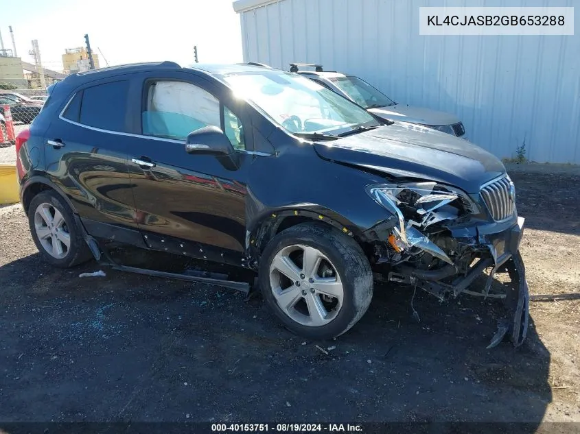 KL4CJASB2GB653288 2016 Buick Encore