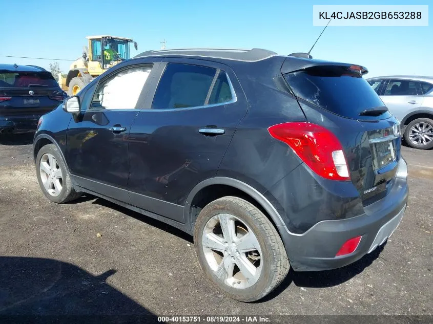 KL4CJASB2GB653288 2016 Buick Encore