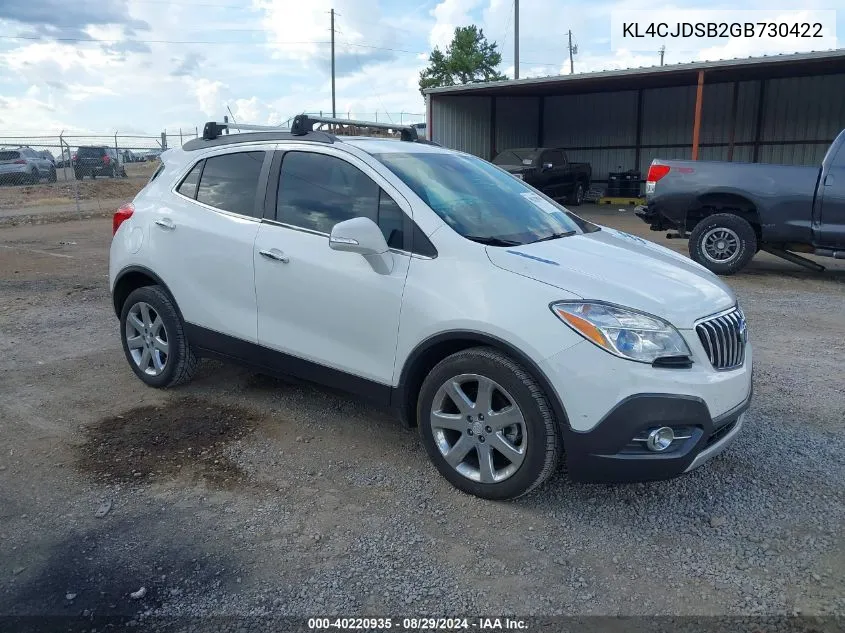 KL4CJDSB2GB730422 2016 Buick Encore Premium