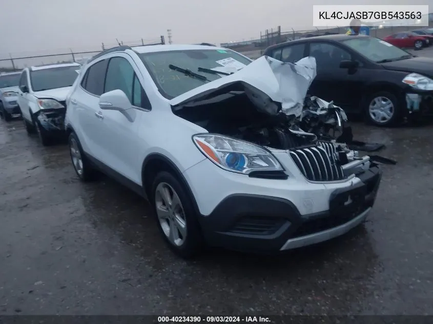 KL4CJASB7GB543563 2016 Buick Encore