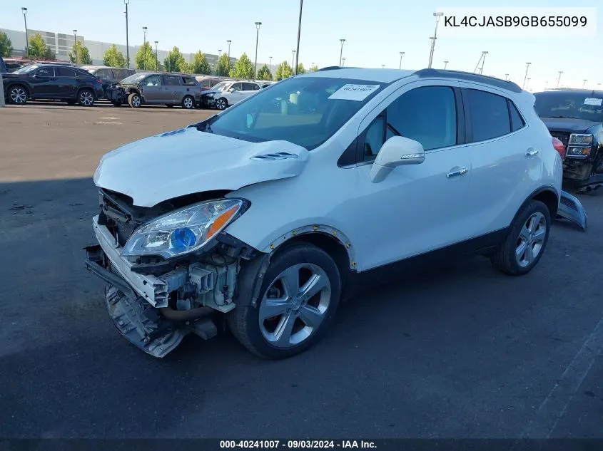 KL4CJASB9GB655099 2016 Buick Encore